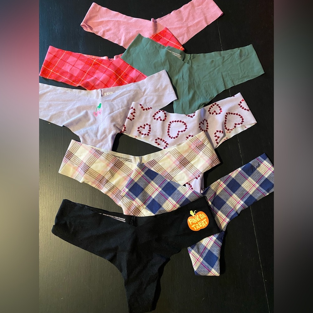 Victoria’s Secret set of 8 XS thongs.